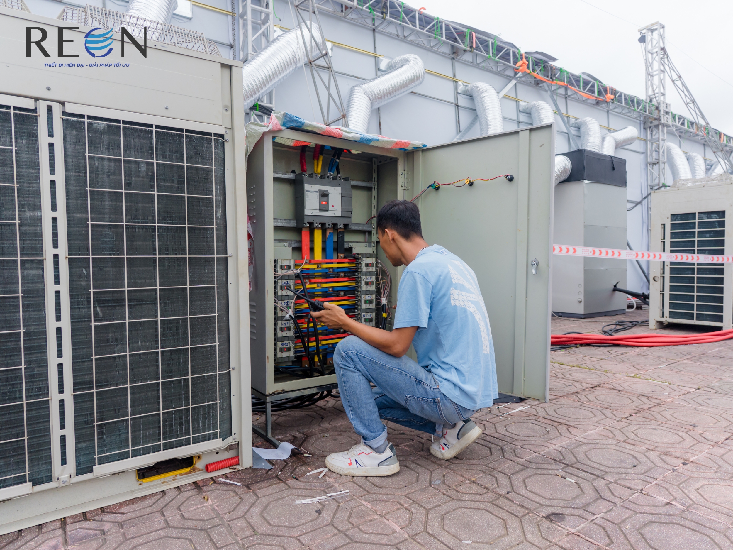 Giải pháp làm mát tạm thời nhà xưởng, nhà máy