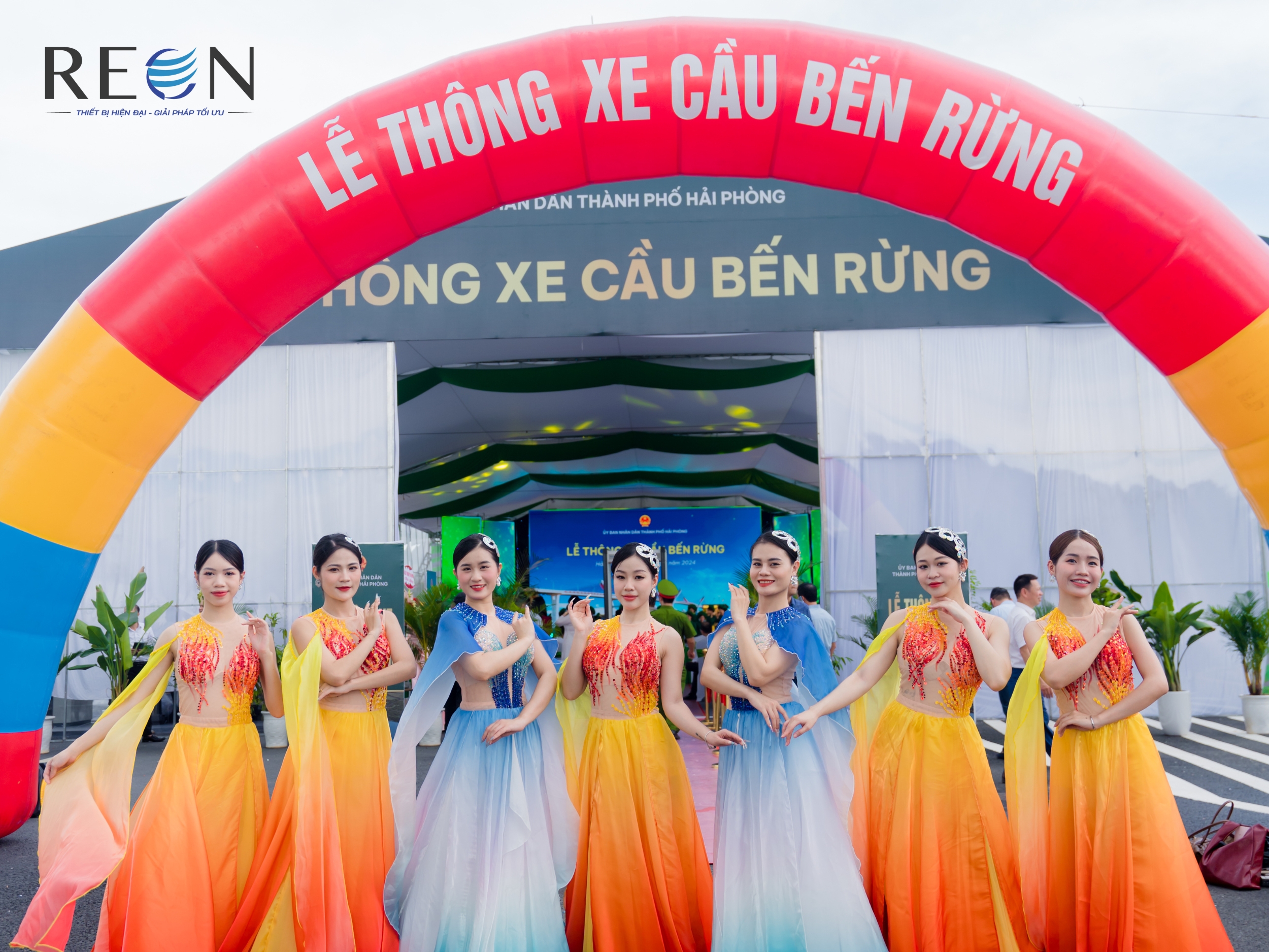 DỰ ÁN LẮP ĐẶT ĐIỀU HÒA CHO LỄ KHÁNH THÀNH CẦU BẾN RỪNG