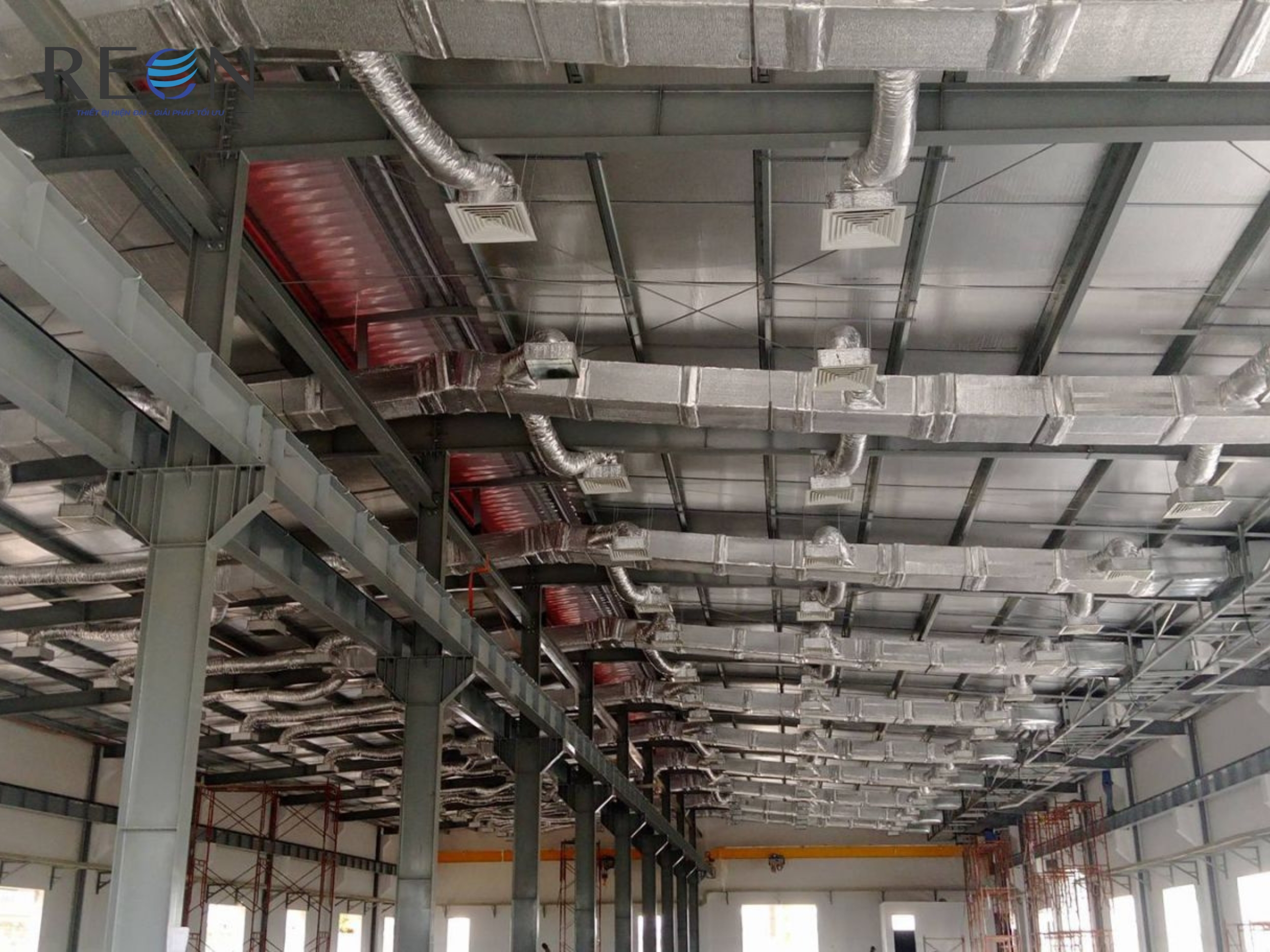 Giải pháp làm mát tạm thời cho nhà máy mới xây