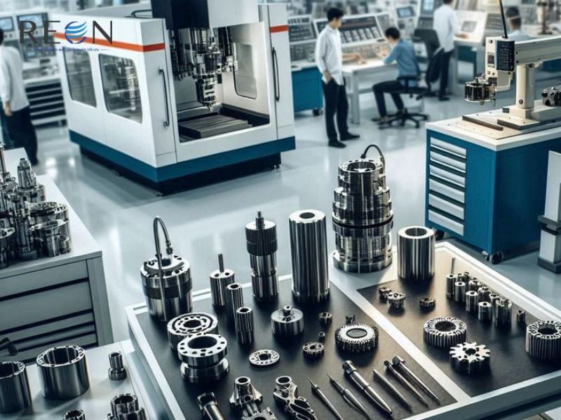 Điều hòa làm mát khu vực gia công CNC